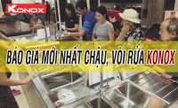 Bảng giá chậu rửa bát Konox mới nhất